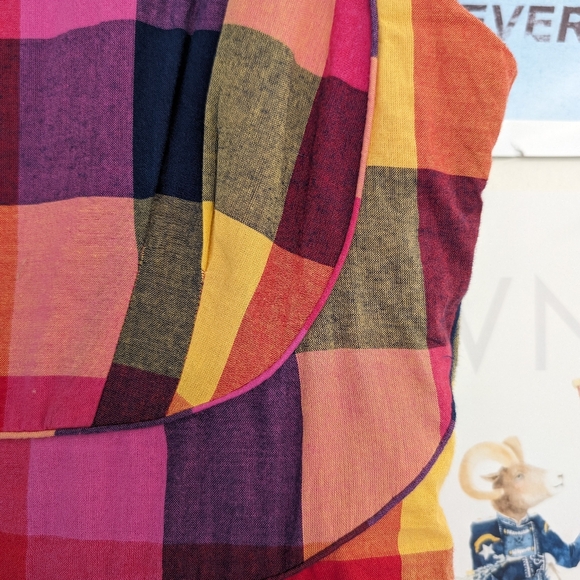 Isobel Dress in Jaipur Plaid Emily and Fin - Picture 5 of 5